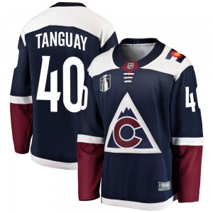 Fanatics Branded Alex Tanguay Colorado Avalanche Youth Breakaway Alternate 2022 Stanley Cup Final Patch Jersey - Navy