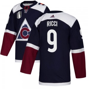 Adidas Mike Ricci Colorado Avalanche Men's Authentic Alternate 2022 Stanley Cup Final Patch Jersey - Navy