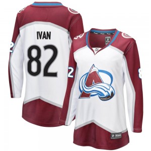 Fanatics Branded Ivan Ivan Colorado Avalanche Women's Breakaway Away Jersey - White