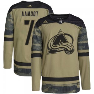 Adidas Wyatt Aamodt Colorado Avalanche Youth Authentic Military Appreciation Practice Jersey - Camo