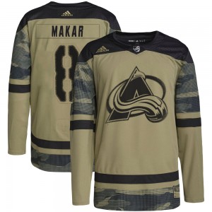 Adidas Cale Makar Colorado Avalanche Youth Authentic Military Appreciation Practice Jersey - Camo