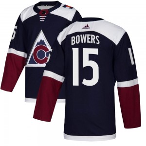 Adidas Shane Bowers Colorado Avalanche Youth Authentic Alternate Jersey - Navy