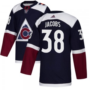 Adidas Josh Jacobs Colorado Avalanche Youth Authentic Alternate Jersey - Navy