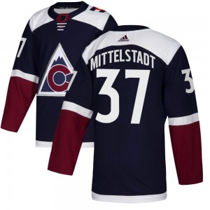 Adidas Casey Mittelstadt Colorado Avalanche Youth Authentic Alternate Jersey - Navy