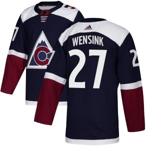 Adidas John Wensink Colorado Avalanche Youth Authentic Alternate Jersey - Navy