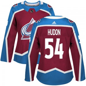 Adidas Women's Charles Hudon Colorado Avalanche Women's Authentic Burgundy Home Jersey