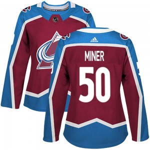 Adidas Women's Trent Miner Colorado Avalanche Women's Authentic Burgundy Home Jersey