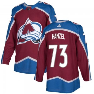 Adidas Youth Jeremy Hanzel Colorado Avalanche Youth Authentic Burgundy Home Jersey