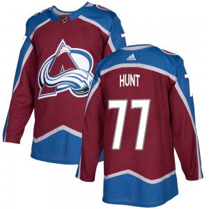 Adidas Youth Brad Hunt Colorado Avalanche Youth Authentic Burgundy Home Jersey