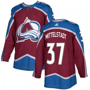 Adidas Youth Casey Mittelstadt Colorado Avalanche Youth Authentic Burgundy Home Jersey