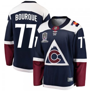 Fanatics Branded Raymond Bourque Colorado Avalanche Youth Breakaway Alternate 2022 Stanley Cup Champions Jersey - Navy