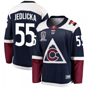Fanatics Branded Maros Jedlicka Colorado Avalanche Youth Breakaway Alternate 2022 Stanley Cup Champions Jersey - Navy