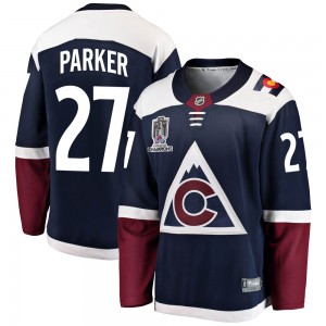 Fanatics Branded Scott Parker Colorado Avalanche Youth Breakaway Alternate 2022 Stanley Cup Champions Jersey - Navy