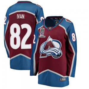 Fanatics Branded Women's Ivan Ivan Colorado Avalanche Women's Breakaway Maroon Home 2022 Stanley Cup Champions Jersey
