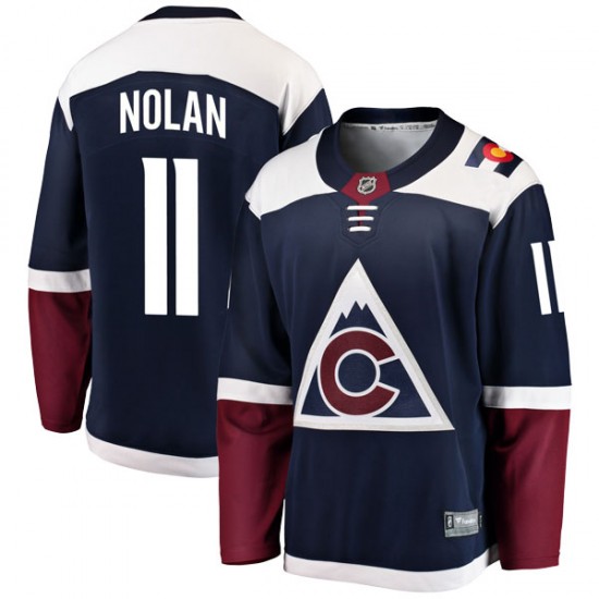 Fanatics Branded Owen Nolan Colorado Avalanche Youth Breakaway Alternate Jersey - Navy