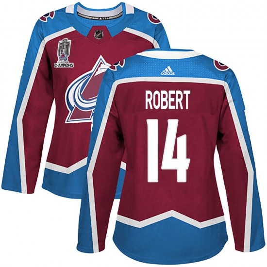 Adidas Women's Rene Robert Colorado Avalanche Women's Authentic Burgundy Home 2022 Stanley Cup Champions Jersey