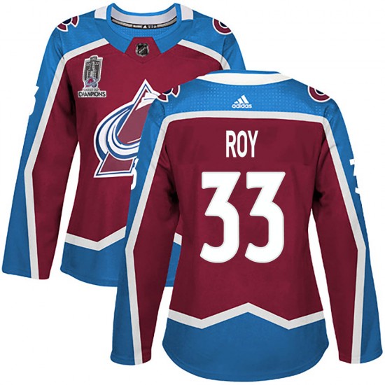 Adidas Women's Patrick Roy Colorado Avalanche Women's Authentic Burgundy Home 2022 Stanley Cup Champions Jersey