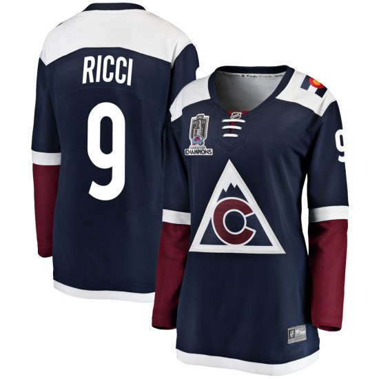 Fanatics Branded Mike Ricci Colorado Avalanche Women's Breakaway Alternate 2022 Stanley Cup Champions Jersey - Navy