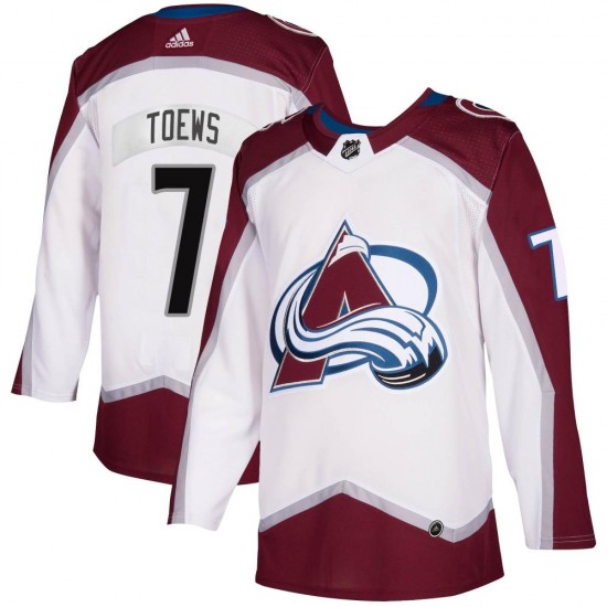 Adidas Devon Toews Colorado Avalanche Youth Authentic 2020/21 Away Jersey - White