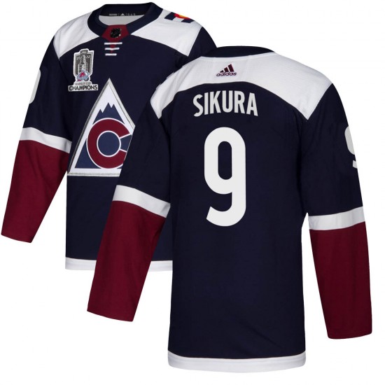 Adidas Dylan Sikura Colorado Avalanche Men's Authentic Alternate 2022 Stanley Cup Champions Jersey - Navy