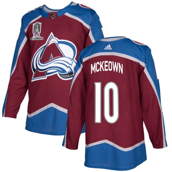 Adidas Youth Roland McKeown Colorado Avalanche Youth Authentic Burgundy Home 2022 Stanley Cup Champions Jersey