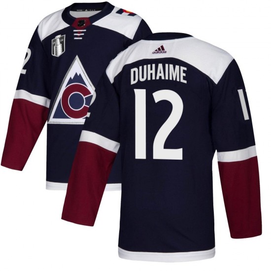 Adidas Brandon Duhaime Colorado Avalanche Men's Authentic Alternate 2022 Stanley Cup Final Patch Jersey - Navy