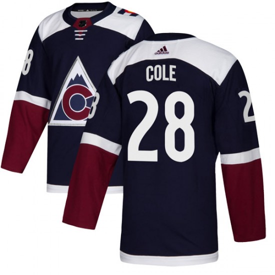 Adidas Ian Cole Colorado Avalanche Men's Authentic Alternate Jersey - Navy