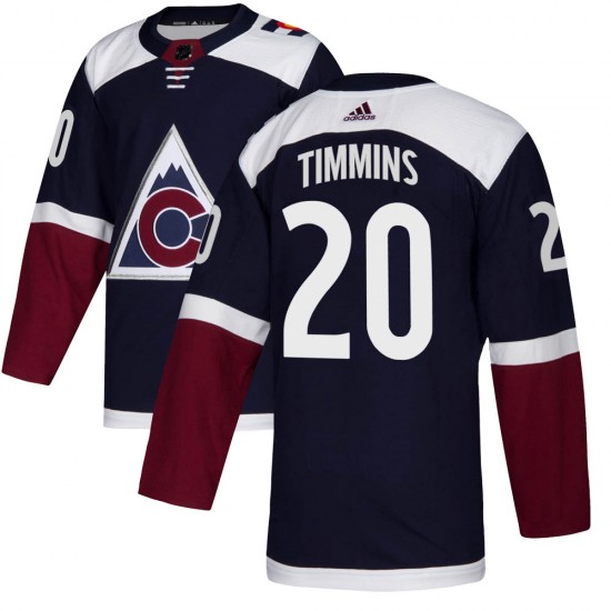 Adidas Conor Timmins Colorado Avalanche Men's Authentic ized Alternate Jersey - Navy