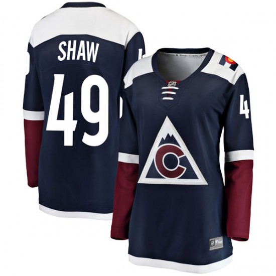 Fanatics Branded Brady Shaw Colorado Avalanche Women's Breakaway Alternate Jersey - Navy