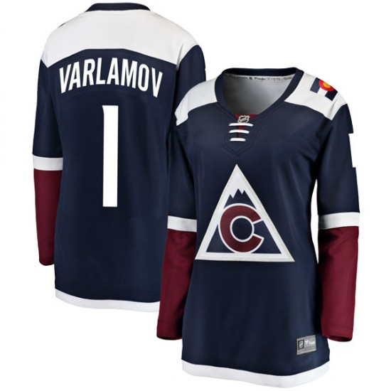Fanatics Branded Semyon Varlamov Colorado Avalanche Women's Breakaway Alternate Jersey - Navy