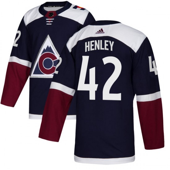 Adidas Samuel Henley Colorado Avalanche Youth Authentic Alternate Jersey - Navy