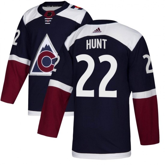 Adidas Dryden Hunt Colorado Avalanche Youth Authentic Alternate Jersey - Navy