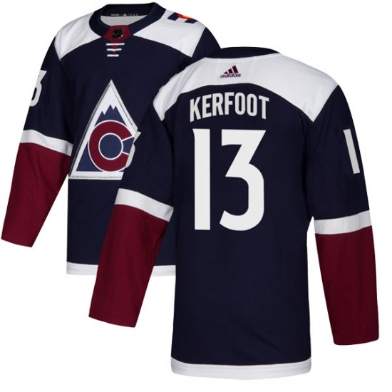 Adidas Alexander Kerfoot Colorado Avalanche Youth Authentic Alternate Jersey - Navy