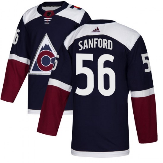 Adidas Cole Sanford Colorado Avalanche Youth Authentic Alternate Jersey - Navy