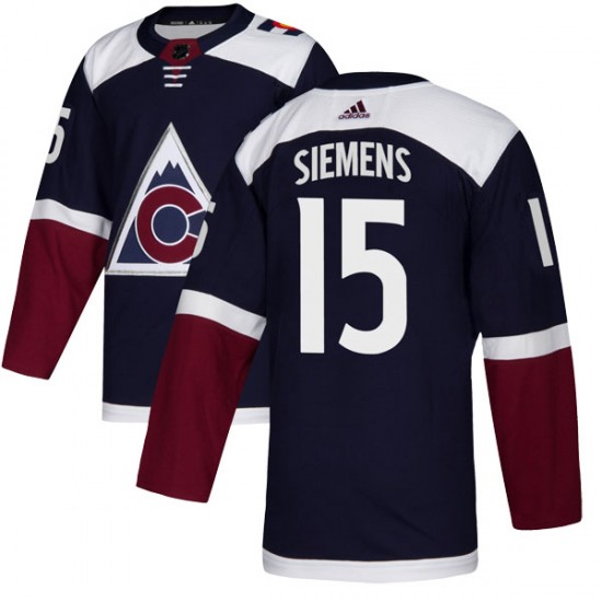 Adidas Duncan Siemens Colorado Avalanche Youth Authentic Alternate Jersey - Navy