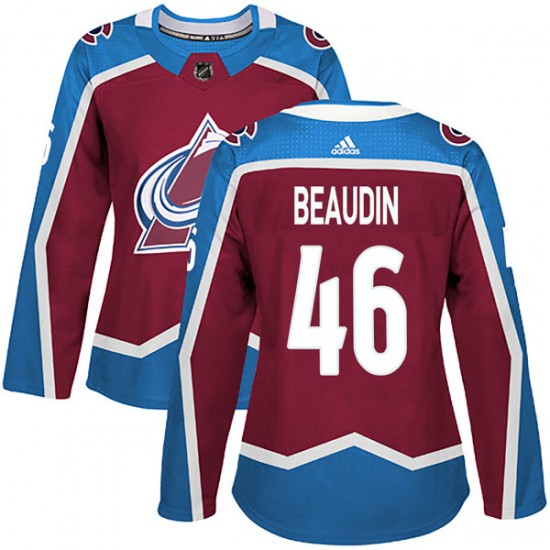 Adidas Women's J.C. Beaudin Colorado Avalanche Women's Authentic Burgundy Home Jersey