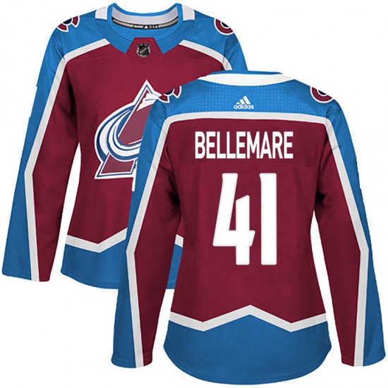 Adidas Women's Pierre-Edouard Bellemare Colorado Avalanche Women's Authentic Burgundy Home Jersey