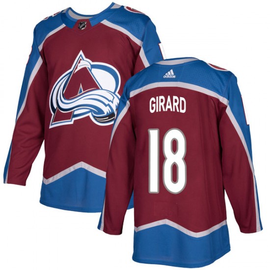 Adidas Youth Felix Girard Colorado Avalanche Youth Authentic Burgundy Home Jersey