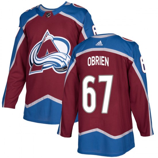Adidas Youth Brogan Obrien Colorado Avalanche Youth Authentic Burgundy Home Jersey