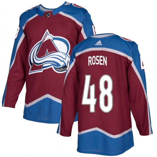 Adidas Youth Calle Rosen Colorado Avalanche Youth Authentic Burgundy Home Jersey