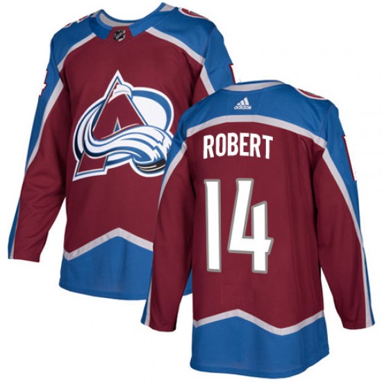 Adidas Rene Robert Colorado Avalanche Youth Authentic Burgundy Home Jersey - Red