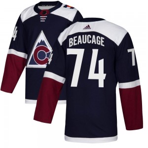 Adidas Alex Beaucage Colorado Avalanche Youth Authentic Alternate Jersey - Navy