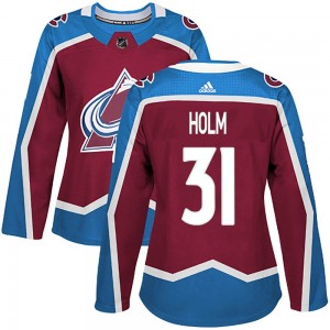 Adidas Women's Arvid Holm Colorado Avalanche Women's Authentic Burgundy Home Jersey