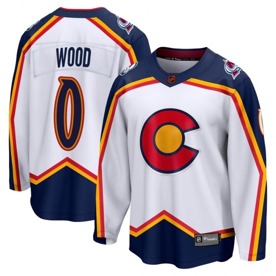 Fanatics Branded Miles Wood Colorado Avalanche Youth Breakaway Special Edition 2.0 Jersey - White